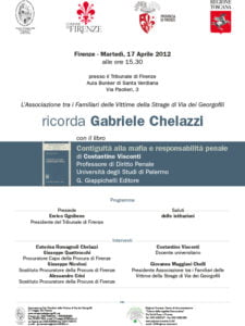 Ricordo Chelazzi Aprile 2012