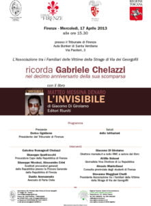 Ricordo Chelazzi Aprile 2013
