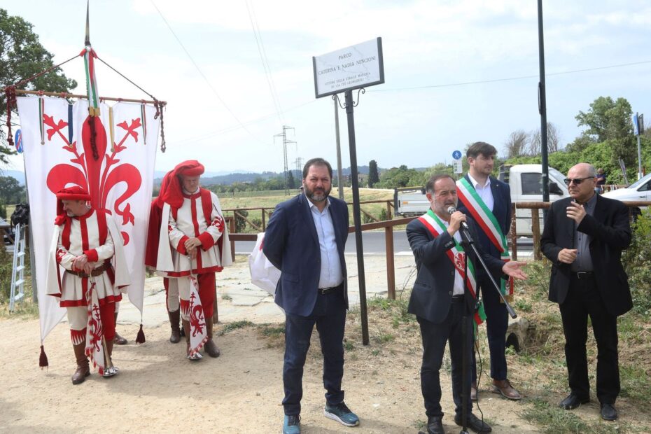 Inauguarazione Parco Nadia e Caterina Nencioni Firenze (1)