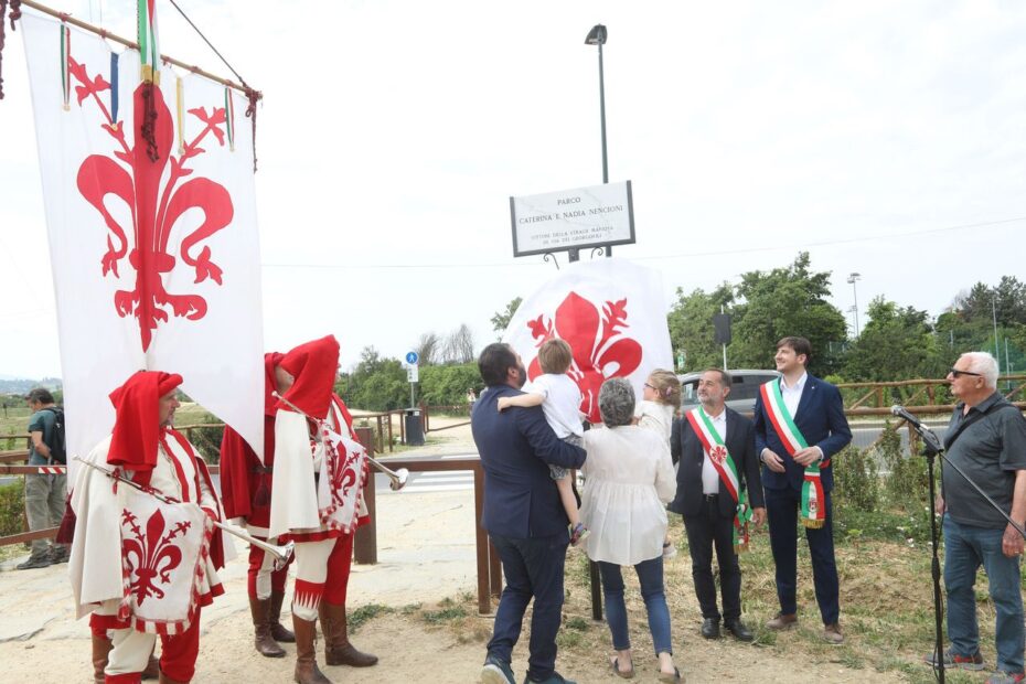 Inauguarazione Parco Nadia e Caterina Nencioni Firenze