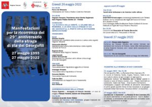 Programma 29° Anniversario 2022
